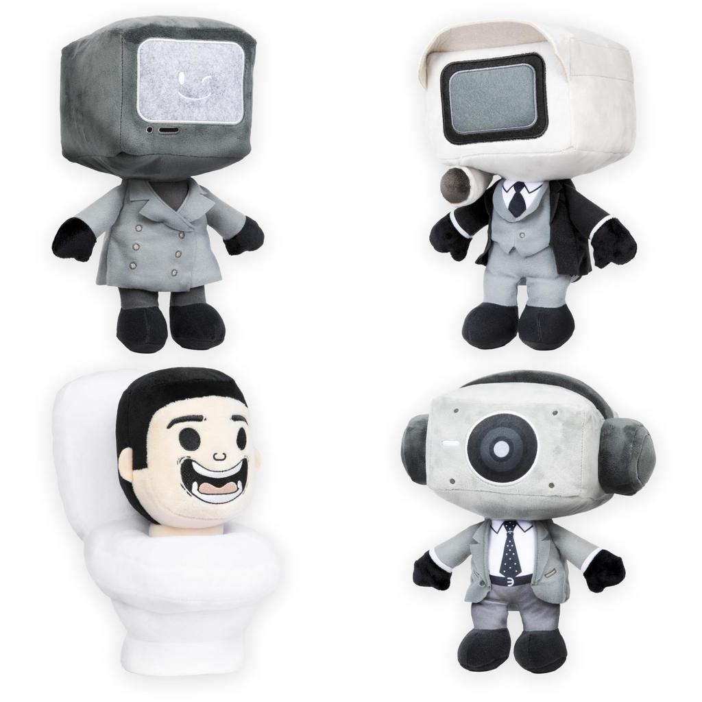 Skibidi Toilet Mystery Plush (Official Licensed Collectible Blind Bag, Series 1, Bonkers Toys)