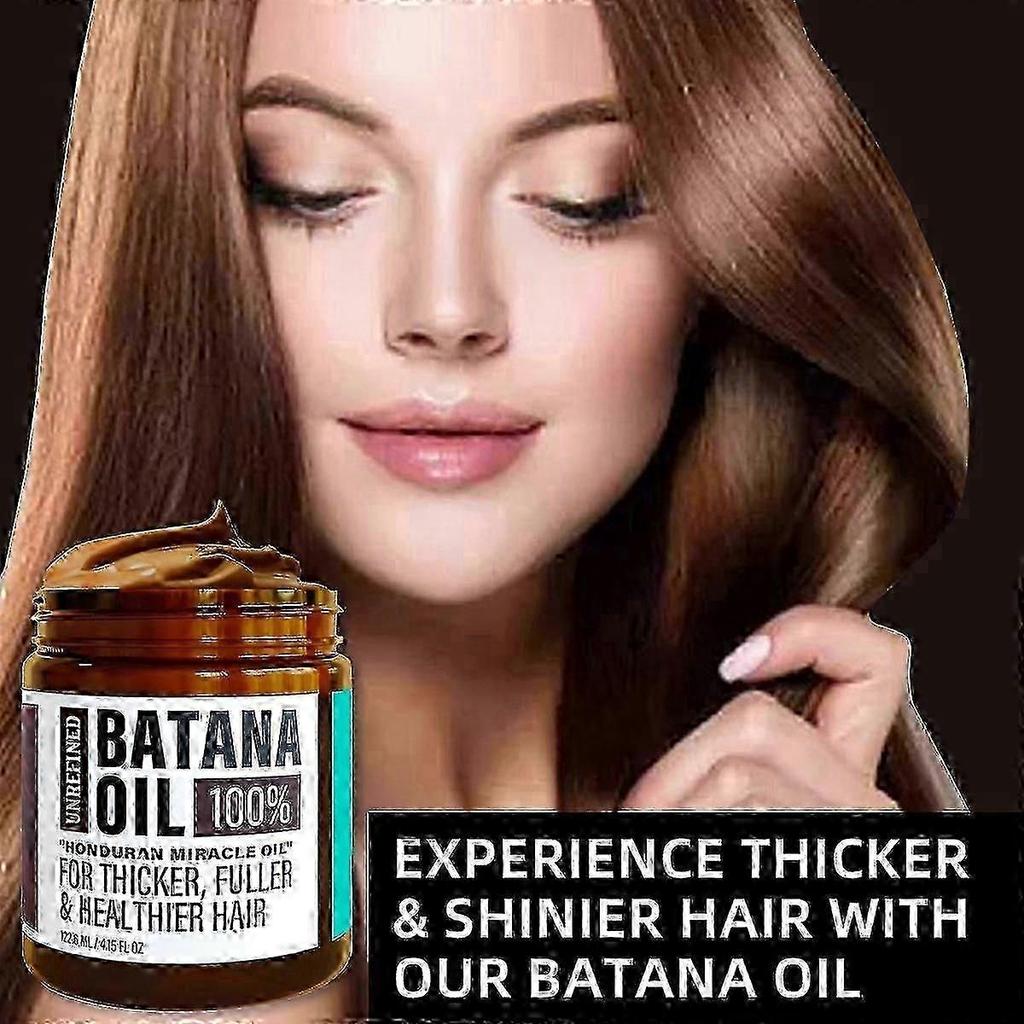 Unrefined Batana Oil For Growth, 100% Batana Oil From Honduras, Oil, Helps With Frizz, Split Ends