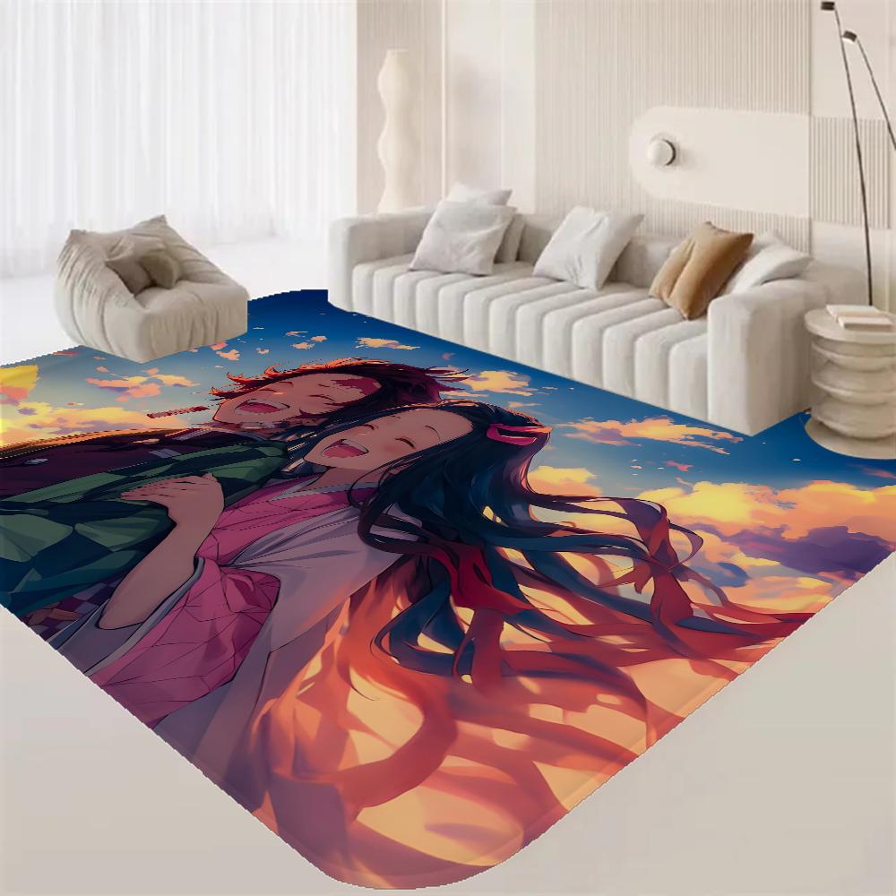 Kamado Nezuko Demon S-Slayer Bathroom Mat Anti-slip Absorb Water Long Strip Cushion Bedroon Mat Hotel Decor Mat