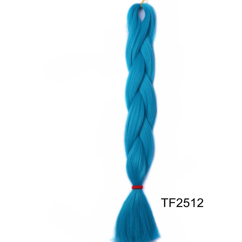 Große Menge auf Lager 24 Zoll 80g Weiche Seidige Synthetische Haarverlängerungen für Häkelzöpfe Haarherstellung Jumbo Braiding Synthetisch