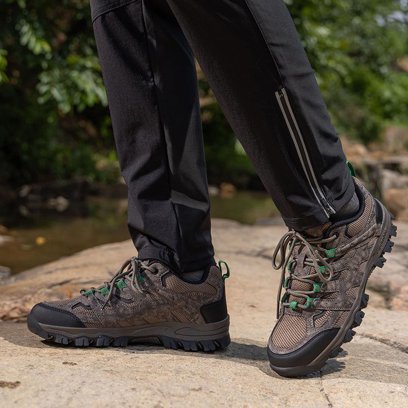 New Non-slip Wear-Resistant Men‘s Hiking Shoes Outdoor Breathable Men Sneakers Comfortable Men‘s Walking Shoes Mountain Shoes