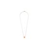 Hermes Mini Pop H Classic Fashion Pendant Necklace Women Necklace Orange Gold H147992F-02