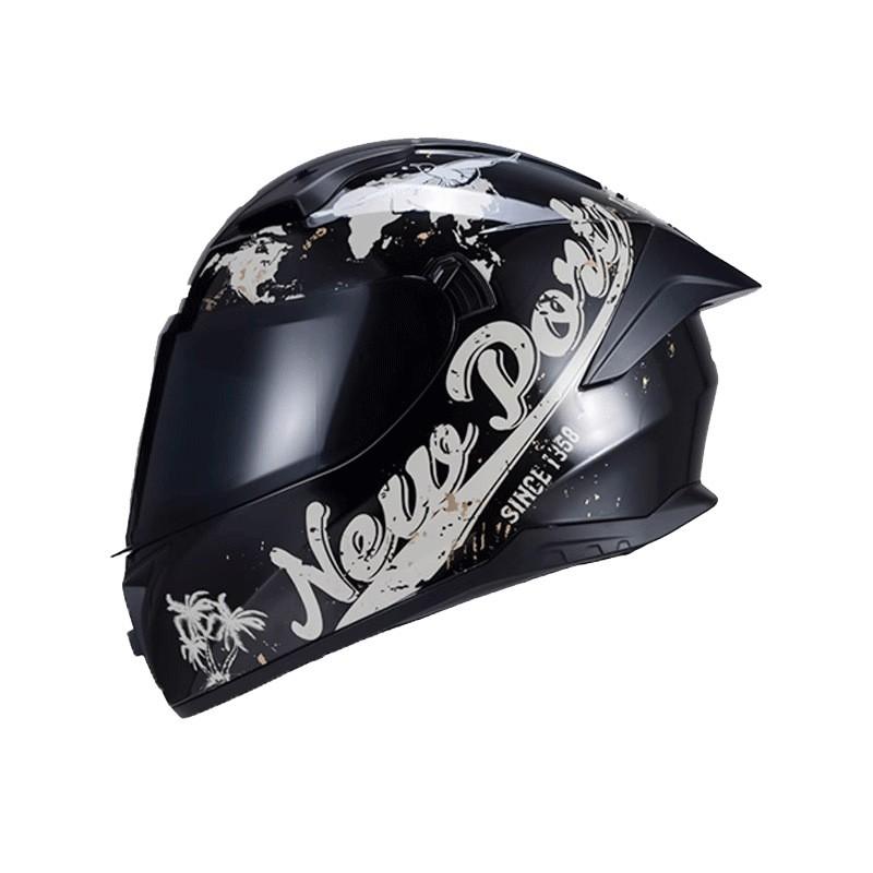 Full Face Motorcycle Helmet With Dual Visor 3C Certified ABS Safety Men Women All Season Riding