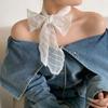 Soft Wrap Lace Hair Band Pastoral Style Ribbon Hair Strap Vintage Bow Headband  Photograh
