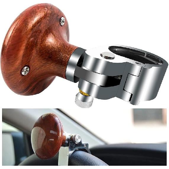 Car Steering Wheel Knob, Wheel Power Ball, Suicide Power Handle Accessory, Steering Spinner Knob Universal Accessories Fit For All Cars, Trucks,