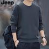 JEEP SPIRIT Herr Rundhals Långärmad Sweatshirt