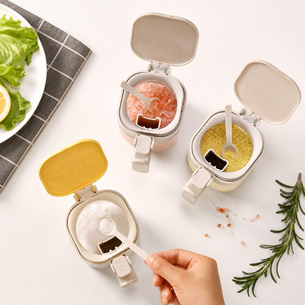Moisture Proof Seasoning Jar Dustproof Salt Container Practical Sealed Spice Jar Home Kitchen