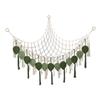 Hand Woven Cotton Rope Net Bag Kids Room Kindergarten Decor Wall Storage Hanging Net Hammock