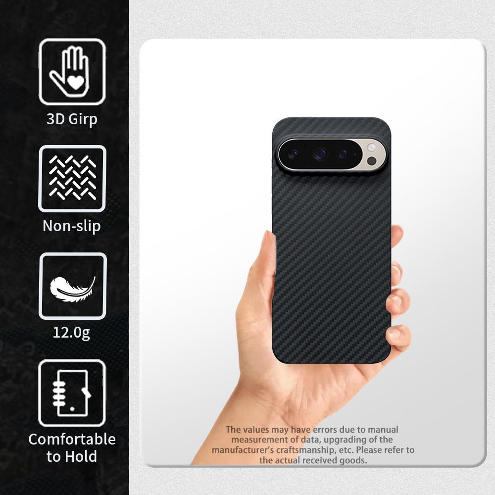 Carbon Google Pixel 10pro XL/9pro husă telefon fibră de carbon Pixel 10pro fibră aramidică Kevlar Pixel 10 9 9pro 9proXL husă ultra-subțire