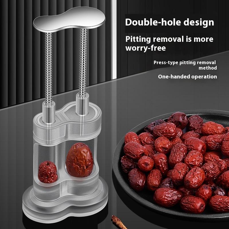 Stainless Steel Red Dates Corer Manual Jujube Pitter Cherry Olive Fruit Core Remover Seed Push Out Tools Kitchen Accessories