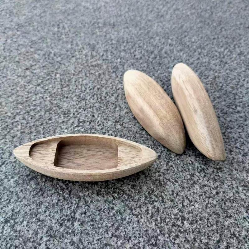 Handcrafted Wooden Fishing Boat Model Mini Canoe Vintage Ocean Landscape Decor Rustic Ornament for Home Office Desktop Gift