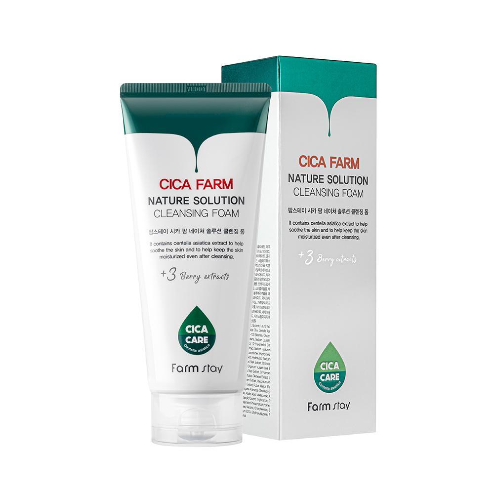 

FARM STAY Cica Farm Nature Solution Очищающая пенка 180 мл