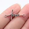 Letter Plate Connectors Alphabet A-Z Antique Bronze Zinc Alloy Jewelry Making Craft Parts DIY Connect Parts