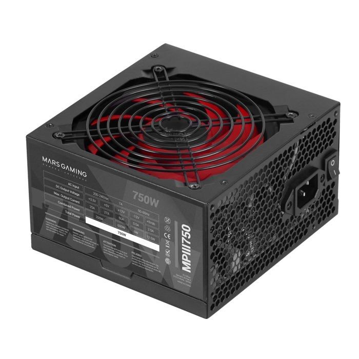 Bloc d’Alimentation Mars Gaming MPIII750 750W 750 W