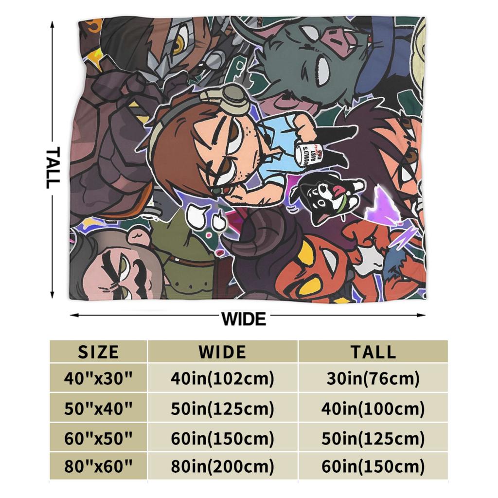 Dispatch Game Flannel Blanket Autumn  Soft Durable Throw Blanket for Girls Boys Living Room Novelty Bedspread Sofa Bed Cover
