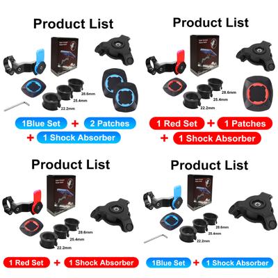 Motorcycle Bike Phone Holder Stand Bicycle Quad Lock Phone Holder Bike Holder 360° Rotatable Navigation Support Security Bracket