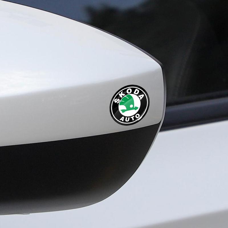 2/4/6 ks Samolepka na klíčovou dírku zámku dveří auta Znak Ochranná samolepka na auto pro Škoda Octavia Enyaq Rapid Karoq Derivati Fabia Kodiaq Kamiq Superb Yeti