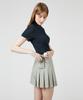 AVEN Banded Pleated Skirt Mint