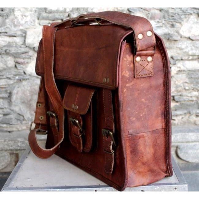 Neue Herren Tasche Leder Schulter Umhängetasche Aktentasche Laptoptasche Handtasche