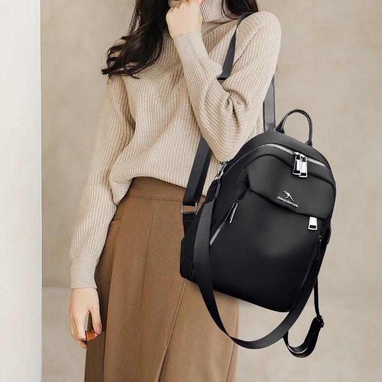 Schoolbag Oxford Cloth Backpack Women's 1011 New Waterproof Leisure Travel Commuter Backpack Women's Large-capacity Travel Bag