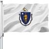 Massachusetts Flagge 3x5ft Flagge von Massachusetts Flagge 3x5 GEDRUCKTES NYLON