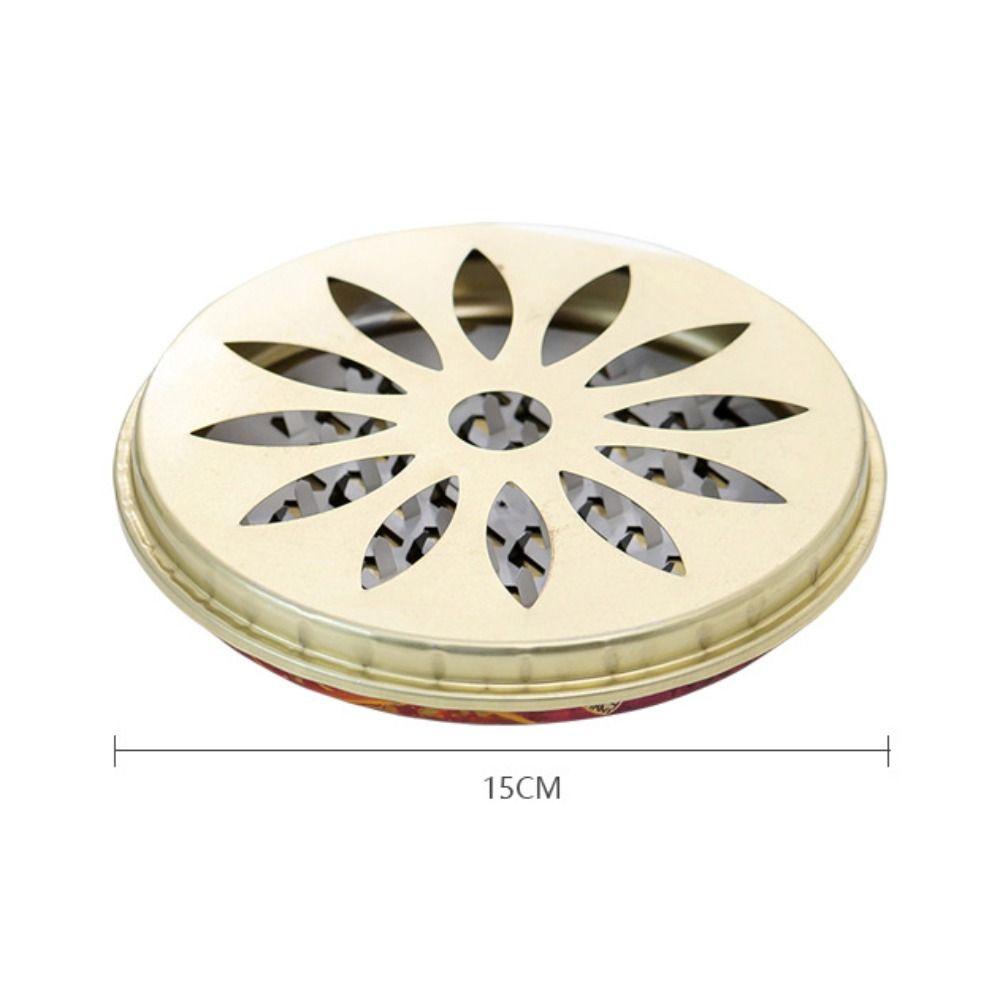 With Lid Mosquito Repellent Tray Stainless Steel Mosquito Coil Burner  For Living Room Bedroom