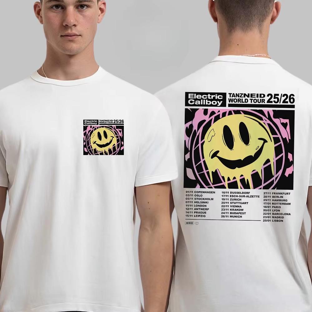 Electric Callboy Evil Thomas Train Graphic Tee Dark Cartoon Streetwear Casual Unisex
