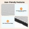 Portable Folding Grill Rack, Outdoor Camping BBQ Cooking Mesh Grate, Lightweight Iron for Picnic Hiking, Holds 44lbs