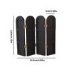 1:12 Scale Furniture Miniature Folding Screen Room Divider For Doll House With Hinged Panels And Simulation Design