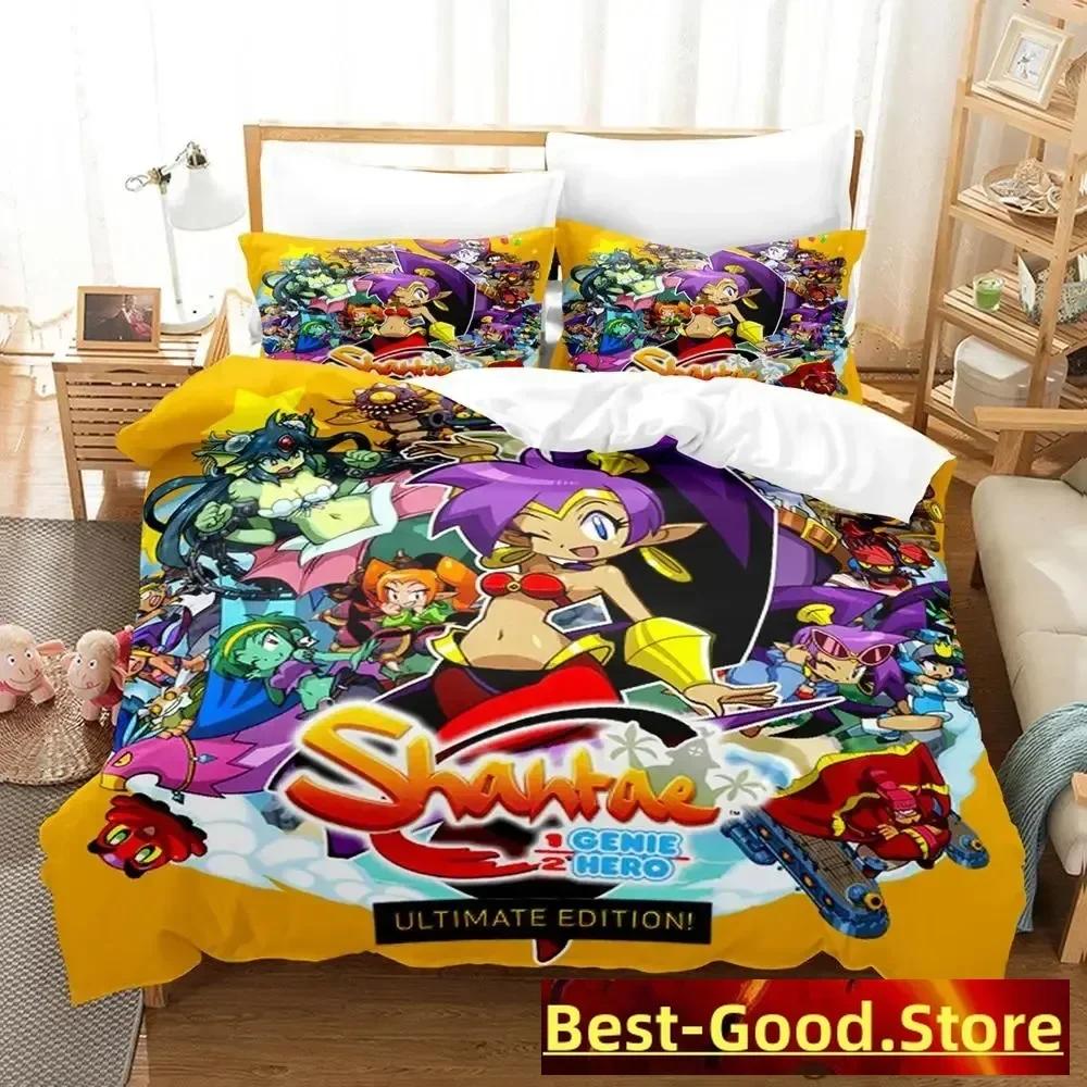 

Shantae Half-Genie Hero Printed Bed Set Duvet Cover Pillowcase Bedding Set Bed Linen Sheet Quilt Cover Full Queen King Size 70x133cm 2pcs