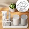 Multifunctional Toothbrush Holder Rust-Resistant Toothpaste Holder New Bathroom Organizer  Bathroom