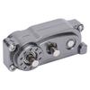313mm Wheelbase Metal Chassis Frame Transfer Case Replacement Parts Fit for 1 10 RC Crawler CarSilver