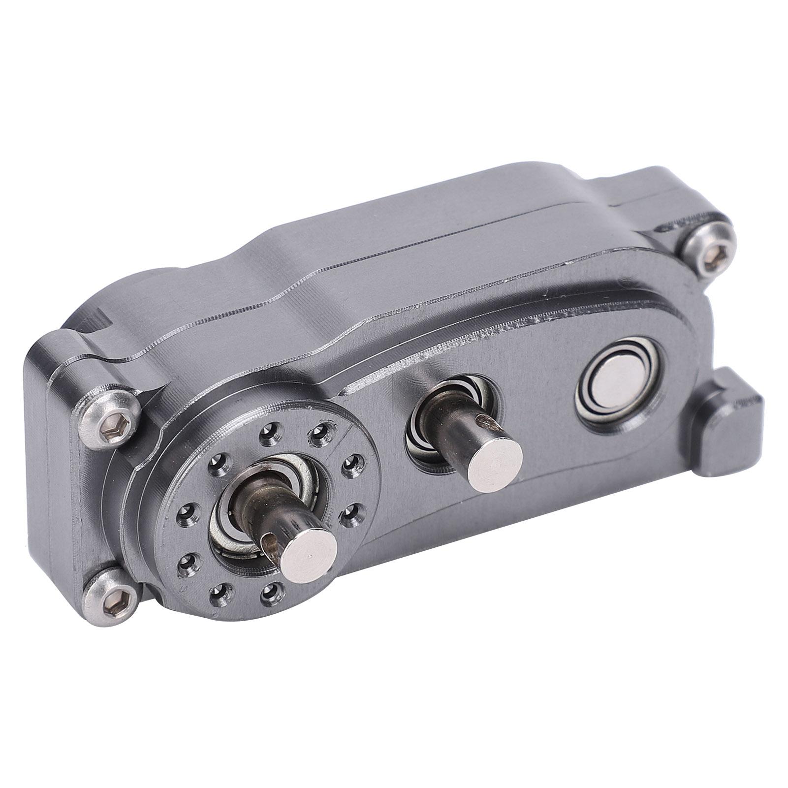 

313мм Колісна база Металева рама шасі Роздавальна коробка Запасні частини Підходять для 1 10 RC Гусеничного автомобіляСрібний Ti Color