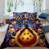 Cartoon/Anime Son Goku Dragon Ball Themed Printed Bedding Set: This Soft and Comfortable Set Includes a Duvet Cover and Pillowca