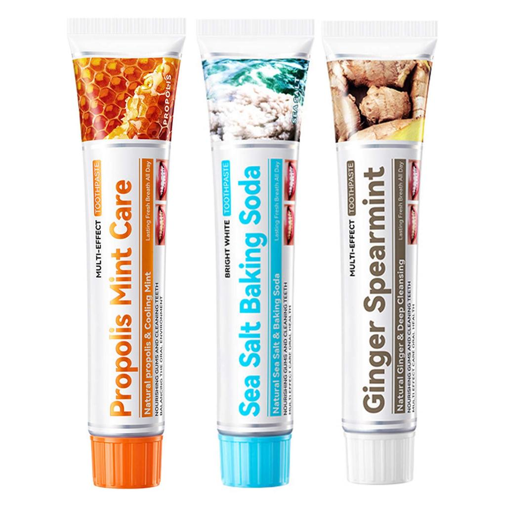 Daily Use Toothpaste Trio: Plaque Removal, Enamel Safe Formula for Refreshing Breath and Gentle Gum Support