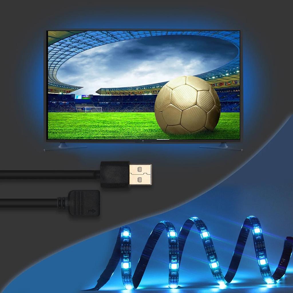 Non-Toxic 3M 2835Rgb Background Atmosphere Colorful Lighting Strips Color 5V Light Tv Bedside Bar Atmosphere Light Led Tape