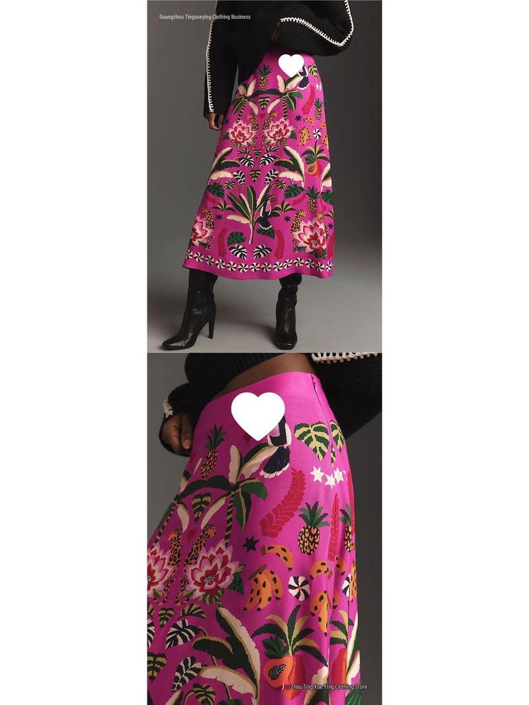 Spring-Summer Retro Street Skirt for Women