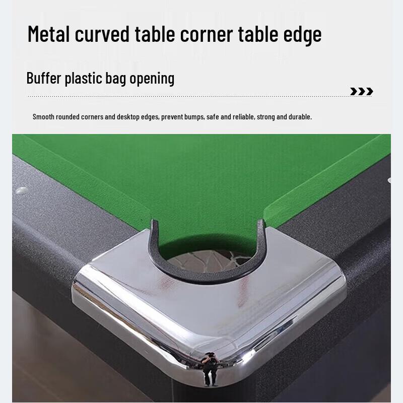 Ningzhao 193cm American 8-Ball Foldable Pool Table