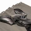 1Pc Shower Curtain - Adorable Black French Bulldog Puppy With Big Ears And Expressive Eyes Waterproof