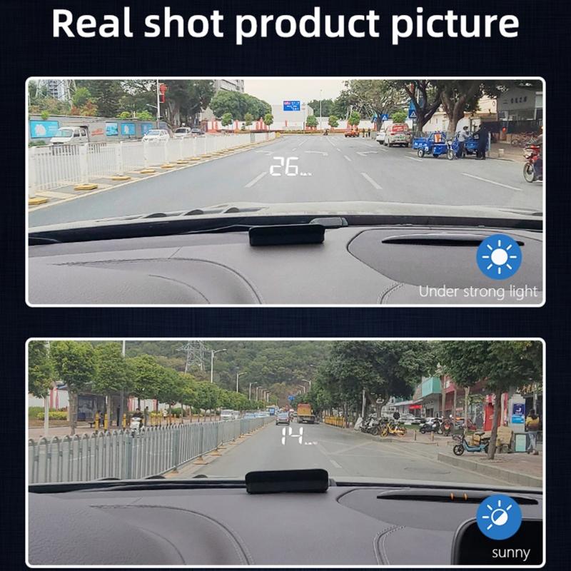 Car Electronics Head-Up Display HUD Projector Digital Speed Warning Alarm Meter