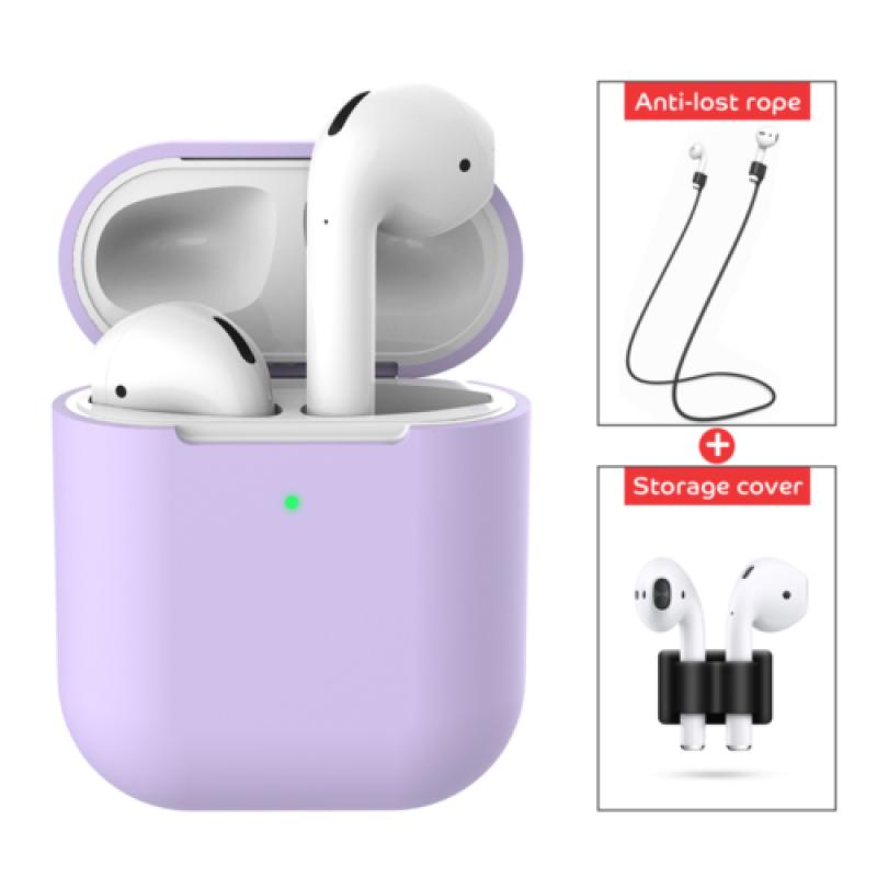 3 Pcs/set For Apple AirPods 2 Wireless Charger Protective Silicone Case Cover Accessories
