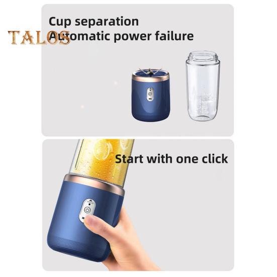 Portable Juicer Blender Fruit Juice Mixer 400ML Large Capacity BPA Free Rechargeable Wireless Electric Juicer