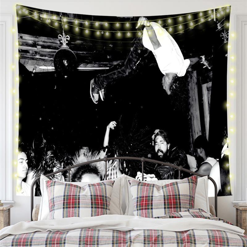 Nordic Nature Forest Landscape Mew Tapestry Background Cloth  HD Hanging Cloth Tapestry Home Decor