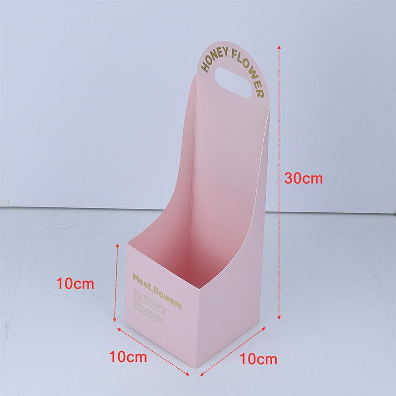 

2 шт. Креативная коробка для цветов, сложенная вручную, Коробка для цветов в подарок, Коробка для романтической цветочной композиции, Портативная коробка для упаковки букетов