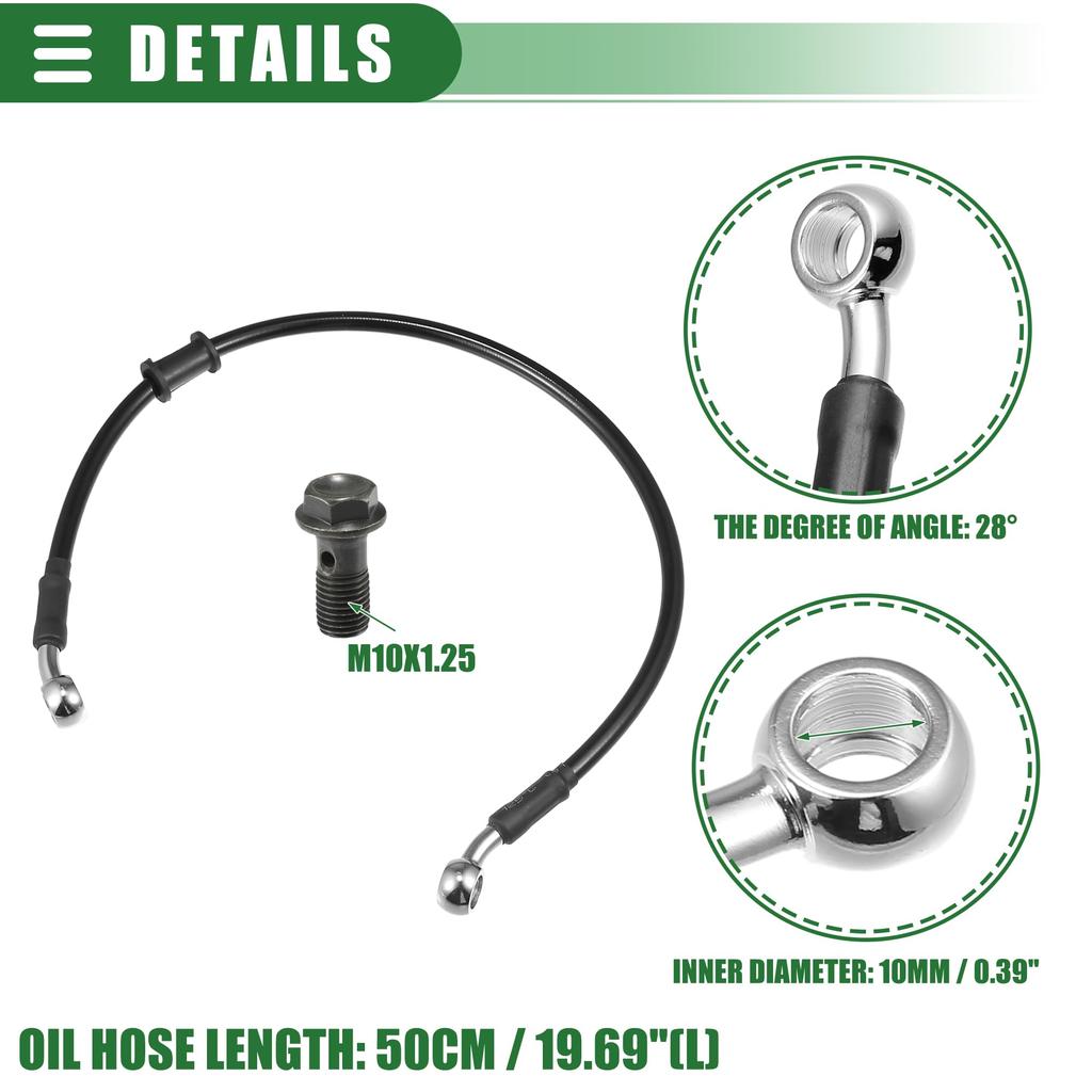 Motoforti Universal Brake Hose Motorcycle ATV Dirt Bike Motocross Hydraulic Brake Line