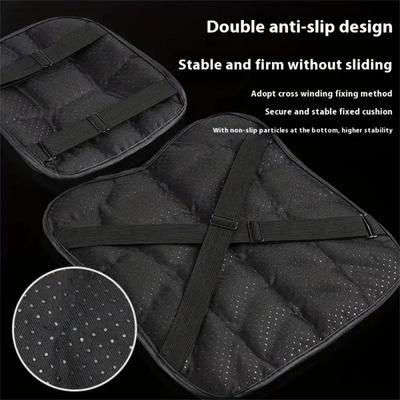2 Stück 3D Komfort Gel Kissen Passform für Sitz Atmungsaktiv Universal Stoßdämpfend Passform für Sitzbezug Motorrad Passform für Sitzpolster