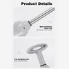 Toilet Unclogger, Leather Handle, Unclogger, Toilet Pointed Suction Cup