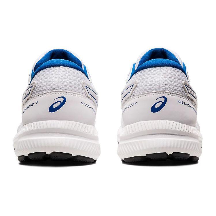 Asics Men's GEL-Contend 7 Running Shoes White Blue 1011B040-104