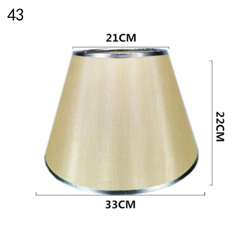 Retro Style Table Lampshades PVC Fabric E27 Floor Lamp Shade Desktop Bedroom Bedside Desktop Home Decor Wall Lamp Cover