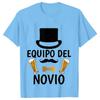 Father's Day Beer Graphic Tops Spanish Single Farewell Bachelor Party T-shirts Evg Future Team Groom Man Wedding Oversized Tees